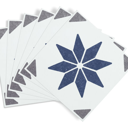 selbstklebende Wandfliesen Wall Tiles Alia blue (6er Set) image number null